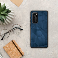 Thumbnail for Geometric Blue Abstract - Huawei P40 case