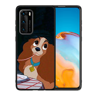 Thumbnail for Θήκη Αγίου Βαλεντίνου Huawei P40 Lady And Tramp 2 από τη Smartfits με σχέδιο στο πίσω μέρος και μαύρο περίβλημα | Huawei P40 Lady And Tramp 2 case with colorful back and black bezels