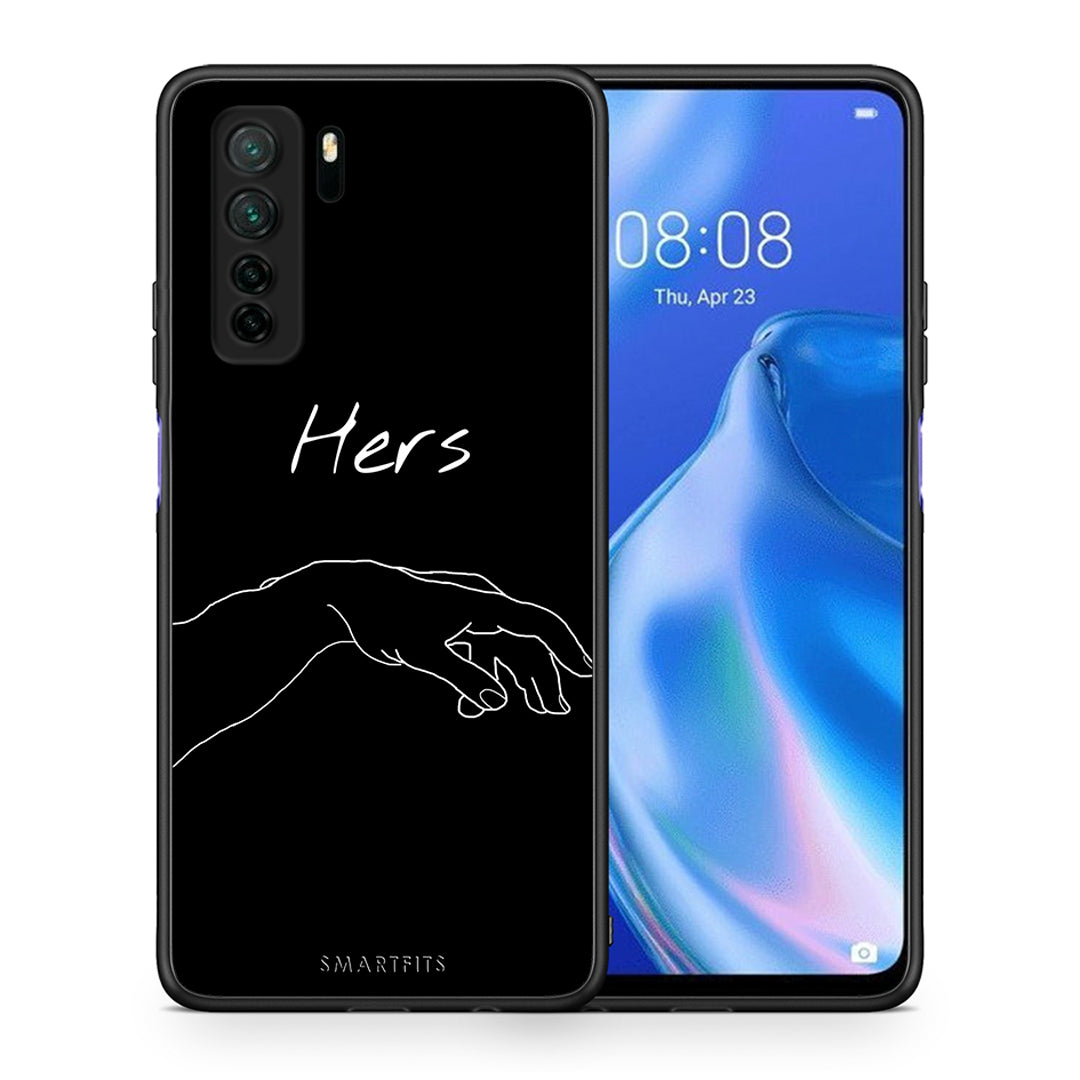 Θήκη Huawei P40 Lite 5G Aesthetic Love 1 από τη Smartfits με σχέδιο στο πίσω μέρος και μαύρο περίβλημα | Huawei P40 Lite 5G Aesthetic Love 1 Case with Colorful Back and Black Bezels