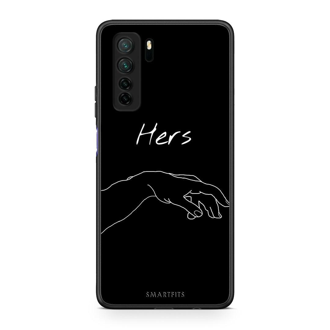 Θήκη Huawei P40 Lite 5G Aesthetic Love 1 από τη Smartfits με σχέδιο στο πίσω μέρος και μαύρο περίβλημα | Huawei P40 Lite 5G Aesthetic Love 1 Case with Colorful Back and Black Bezels