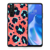 Thumbnail for Θήκη Huawei P40 Lite 5G Animal Pink Leopard από τη Smartfits με σχέδιο στο πίσω μέρος και μαύρο περίβλημα | Huawei P40 Lite 5G Animal Pink Leopard Case with Colorful Back and Black Bezels