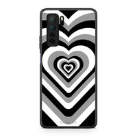 Thumbnail for Θήκη Huawei P40 Lite 5G Black Hearts από τη Smartfits με σχέδιο στο πίσω μέρος και μαύρο περίβλημα | Huawei P40 Lite 5G Black Hearts Case with Colorful Back and Black Bezels