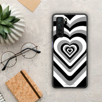 Thumbnail for Θήκη Huawei P40 Lite 5G Black Hearts από τη Smartfits με σχέδιο στο πίσω μέρος και μαύρο περίβλημα | Huawei P40 Lite 5G Black Hearts Case with Colorful Back and Black Bezels