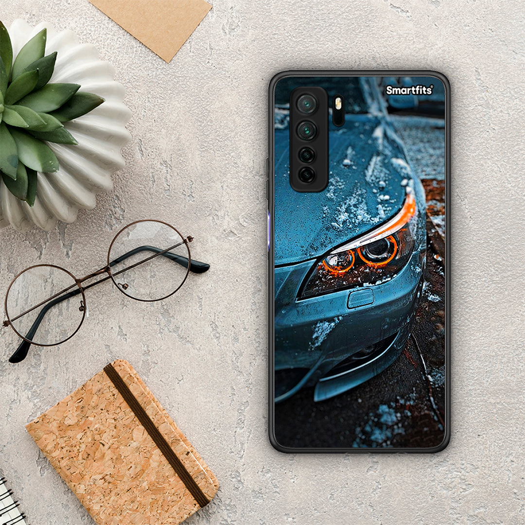 Θήκη Huawei P40 Lite 5G Bmw E60 από τη Smartfits με σχέδιο στο πίσω μέρος και μαύρο περίβλημα | Huawei P40 Lite 5G Bmw E60 Case with Colorful Back and Black Bezels