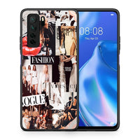 Thumbnail for Θήκη Huawei P40 Lite 5G Collage Fashion από τη Smartfits με σχέδιο στο πίσω μέρος και μαύρο περίβλημα | Huawei P40 Lite 5G Collage Fashion Case with Colorful Back and Black Bezels