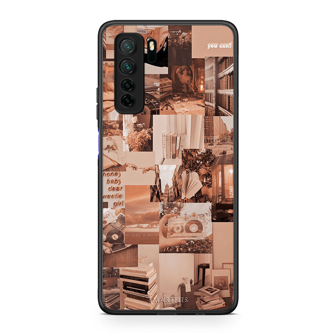 Θήκη Huawei P40 Lite 5G Collage You Can από τη Smartfits με σχέδιο στο πίσω μέρος και μαύρο περίβλημα | Huawei P40 Lite 5G Collage You Can Case with Colorful Back and Black Bezels