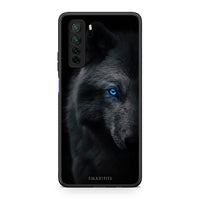 Thumbnail for Θήκη Huawei P40 Lite 5G Dark Wolf από τη Smartfits με σχέδιο στο πίσω μέρος και μαύρο περίβλημα | Huawei P40 Lite 5G Dark Wolf Case with Colorful Back and Black Bezels