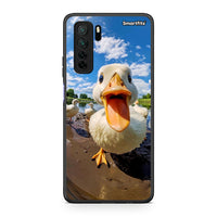 Thumbnail for Θήκη Huawei P40 Lite 5G Duck Face από τη Smartfits με σχέδιο στο πίσω μέρος και μαύρο περίβλημα | Huawei P40 Lite 5G Duck Face Case with Colorful Back and Black Bezels