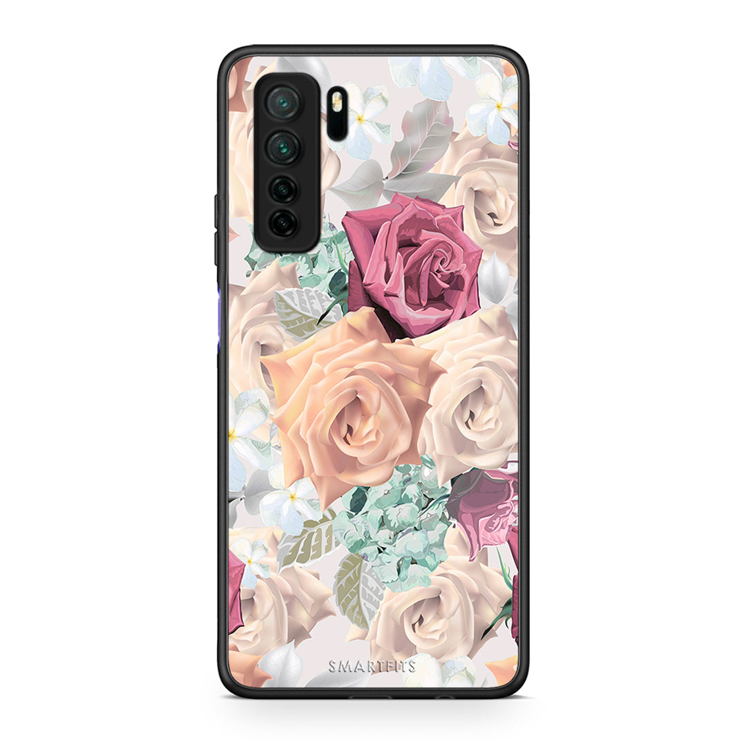 Θήκη Huawei P40 Lite 5G Floral Bouquet από τη Smartfits με σχέδιο στο πίσω μέρος και μαύρο περίβλημα | Huawei P40 Lite 5G Floral Bouquet Case with Colorful Back and Black Bezels