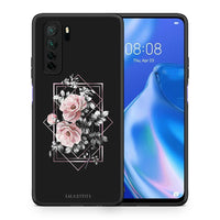 Thumbnail for Θήκη Huawei P40 Lite 5G Flower Frame από τη Smartfits με σχέδιο στο πίσω μέρος και μαύρο περίβλημα | Huawei P40 Lite 5G Flower Frame Case with Colorful Back and Black Bezels