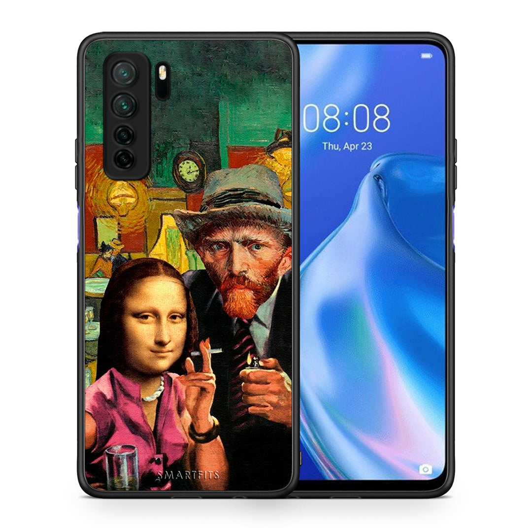 Θήκη Huawei P40 Lite 5G Funny Art από τη Smartfits με σχέδιο στο πίσω μέρος και μαύρο περίβλημα | Huawei P40 Lite 5G Funny Art Case with Colorful Back and Black Bezels