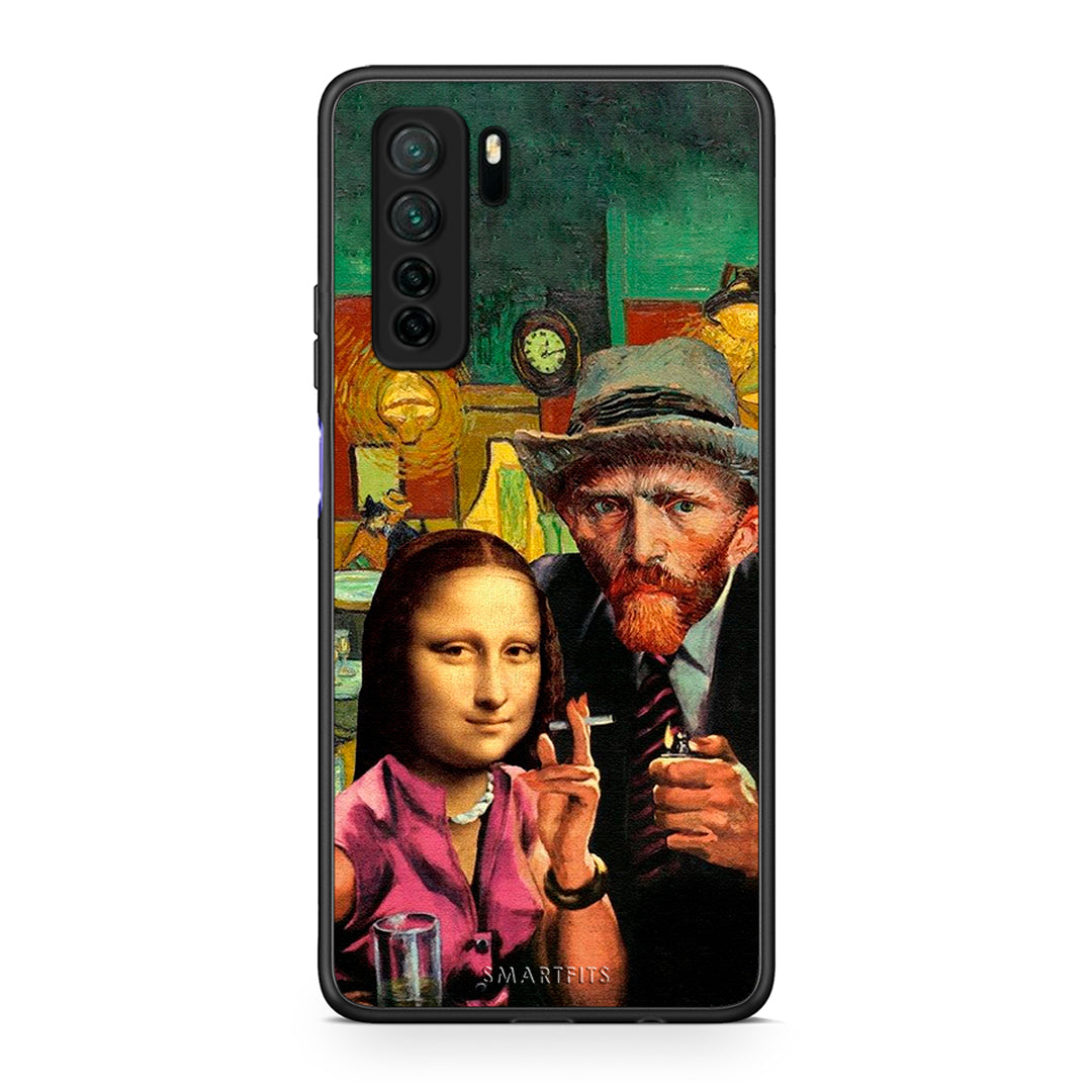 Θήκη Huawei P40 Lite 5G Funny Art από τη Smartfits με σχέδιο στο πίσω μέρος και μαύρο περίβλημα | Huawei P40 Lite 5G Funny Art Case with Colorful Back and Black Bezels