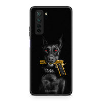 Thumbnail for Θήκη Huawei P40 Lite 5G Golden Gun από τη Smartfits με σχέδιο στο πίσω μέρος και μαύρο περίβλημα | Huawei P40 Lite 5G Golden Gun Case with Colorful Back and Black Bezels