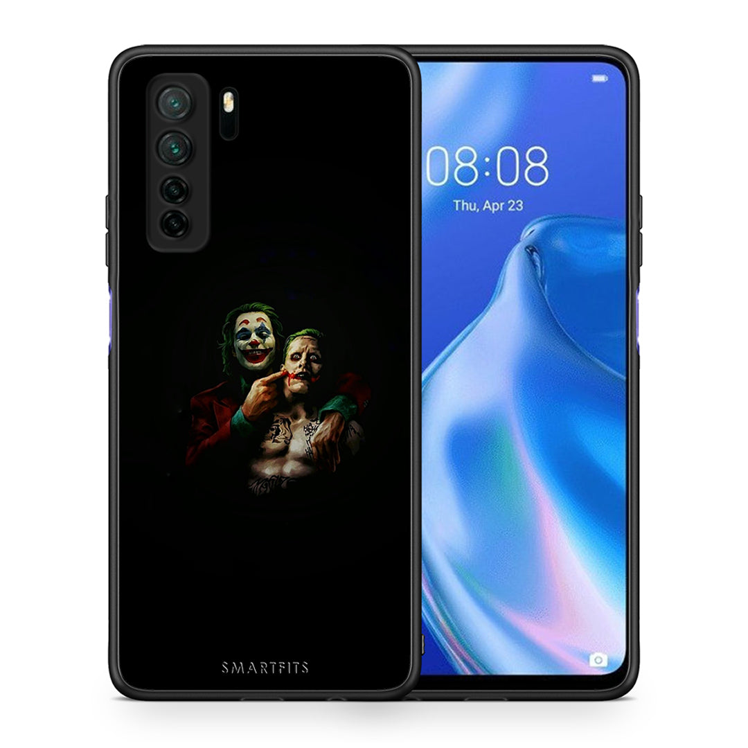 Θήκη Huawei P40 Lite 5G Hero Clown από τη Smartfits με σχέδιο στο πίσω μέρος και μαύρο περίβλημα | Huawei P40 Lite 5G Hero Clown Case with Colorful Back and Black Bezels