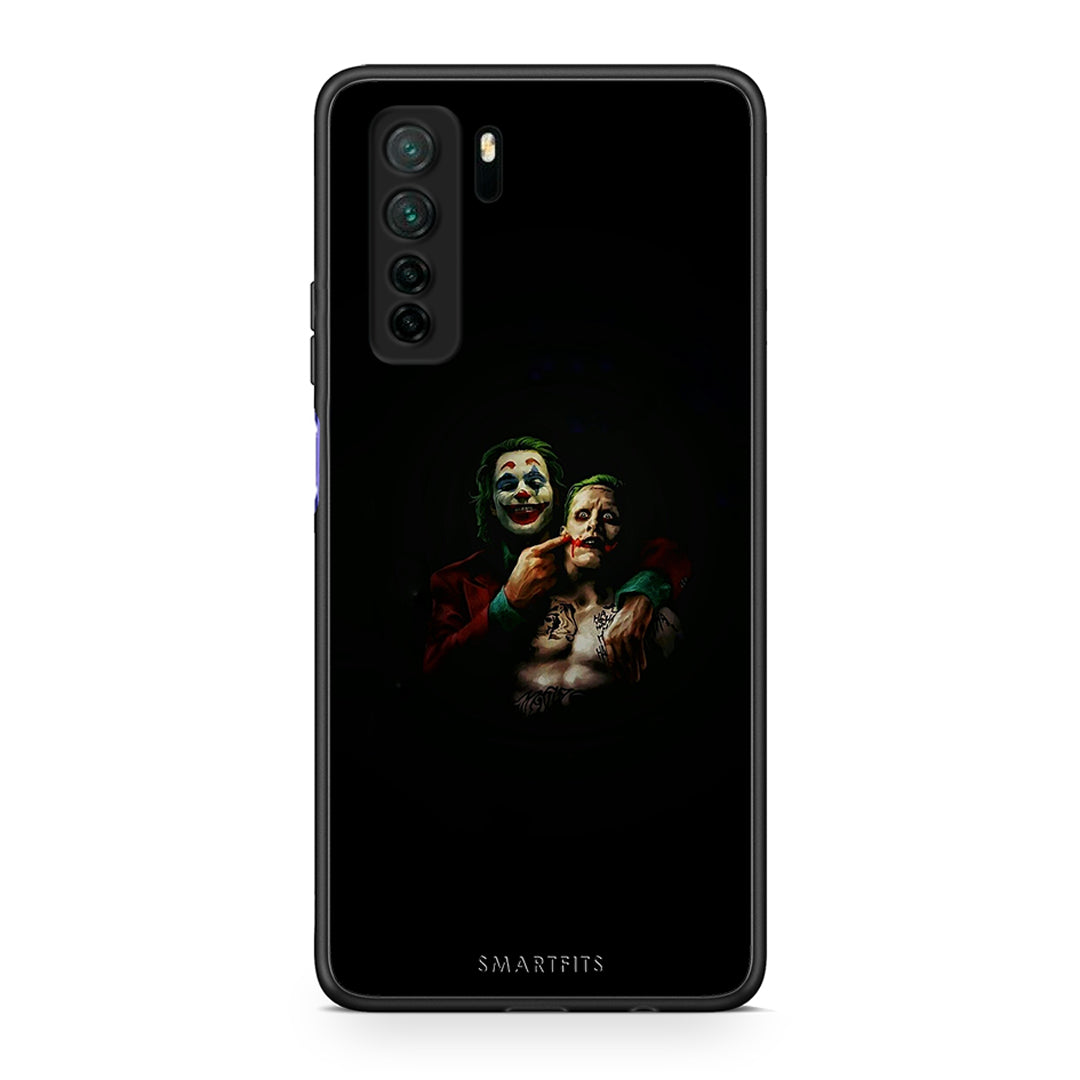 Θήκη Huawei P40 Lite 5G Hero Clown από τη Smartfits με σχέδιο στο πίσω μέρος και μαύρο περίβλημα | Huawei P40 Lite 5G Hero Clown Case with Colorful Back and Black Bezels