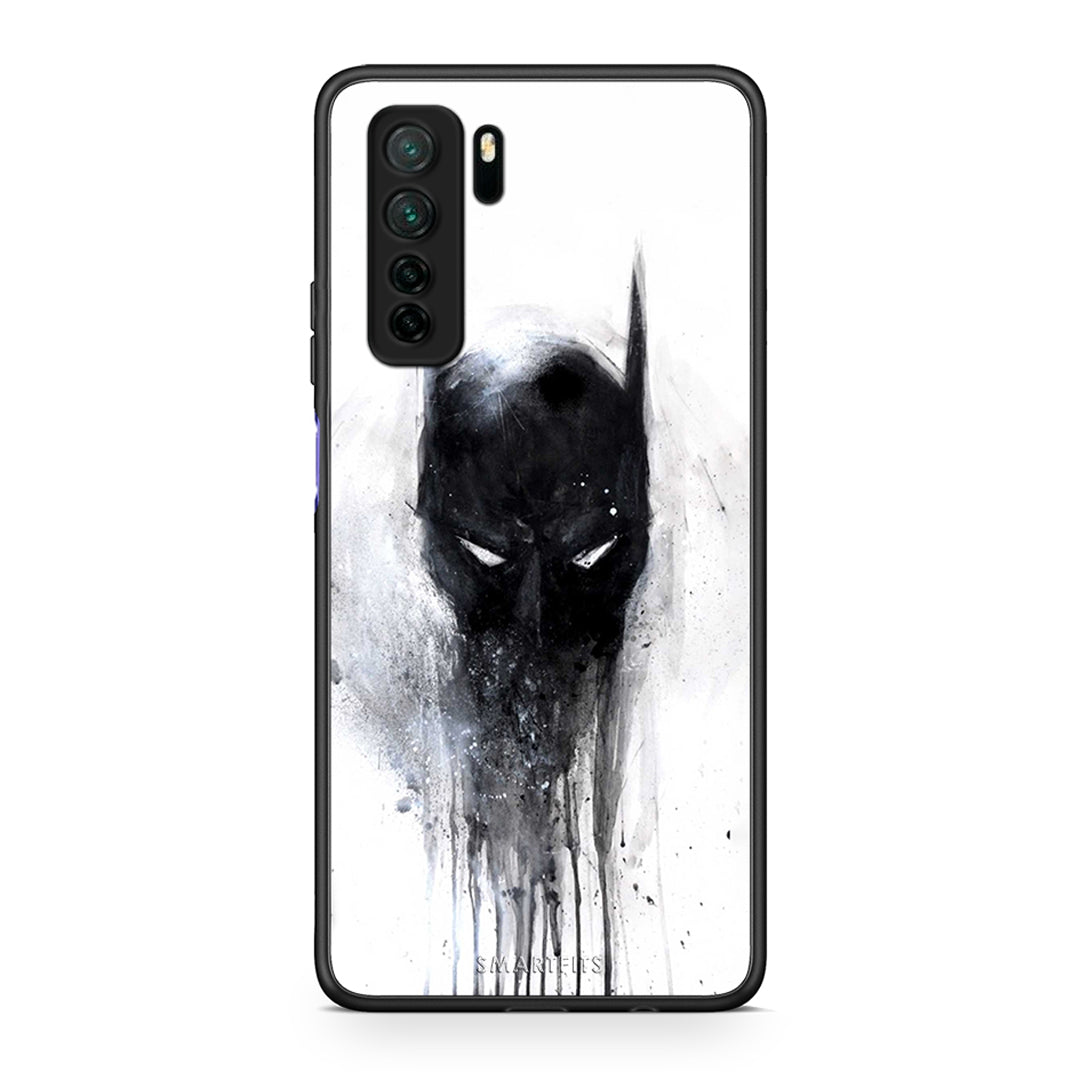 Θήκη Huawei P40 Lite 5G Hero Paint Bat από τη Smartfits με σχέδιο στο πίσω μέρος και μαύρο περίβλημα | Huawei P40 Lite 5G Hero Paint Bat Case with Colorful Back and Black Bezels