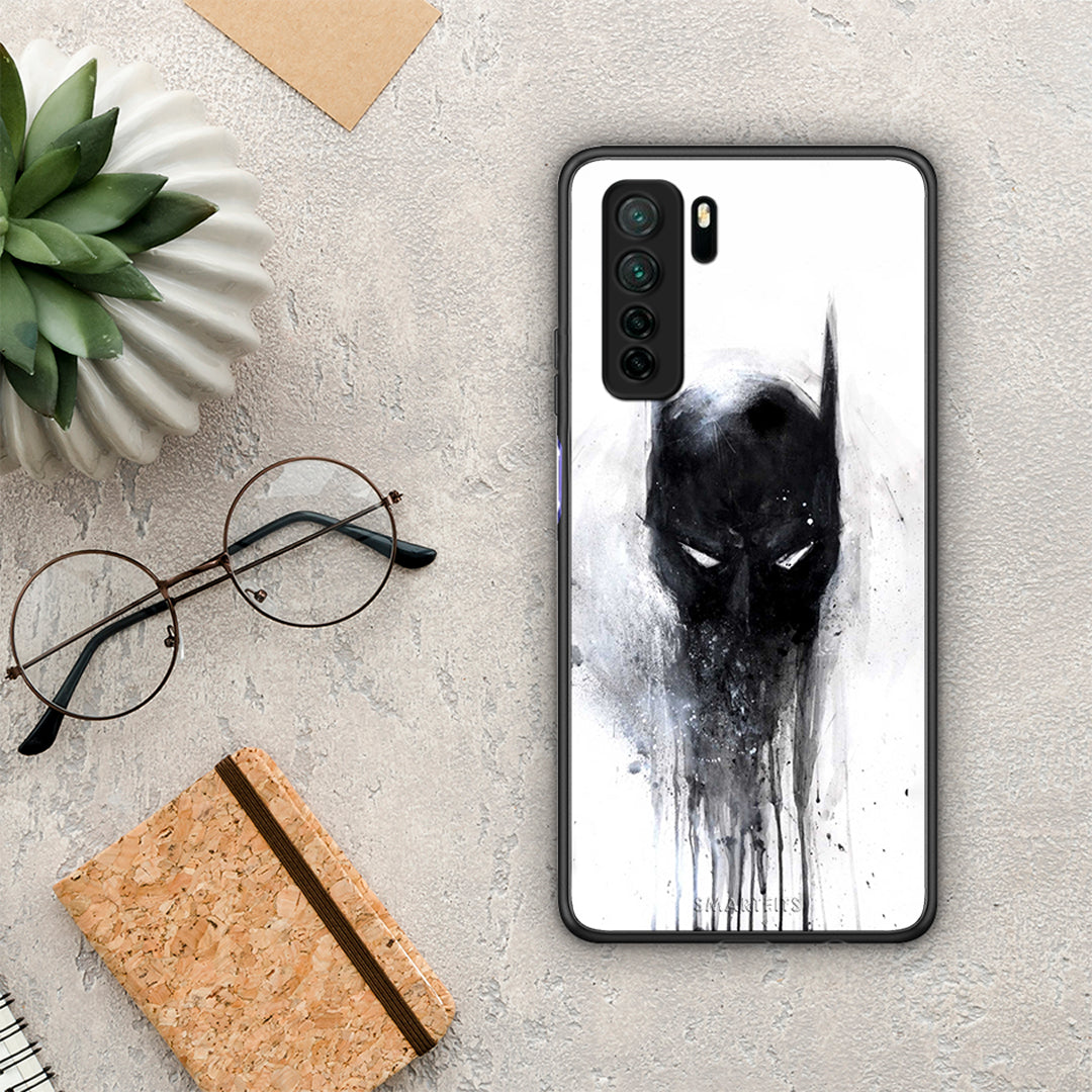 Θήκη Huawei P40 Lite 5G Hero Paint Bat από τη Smartfits με σχέδιο στο πίσω μέρος και μαύρο περίβλημα | Huawei P40 Lite 5G Hero Paint Bat Case with Colorful Back and Black Bezels