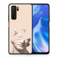 Thumbnail for Θήκη Huawei P40 Lite 5G In Love από τη Smartfits με σχέδιο στο πίσω μέρος και μαύρο περίβλημα | Huawei P40 Lite 5G In Love Case with Colorful Back and Black Bezels