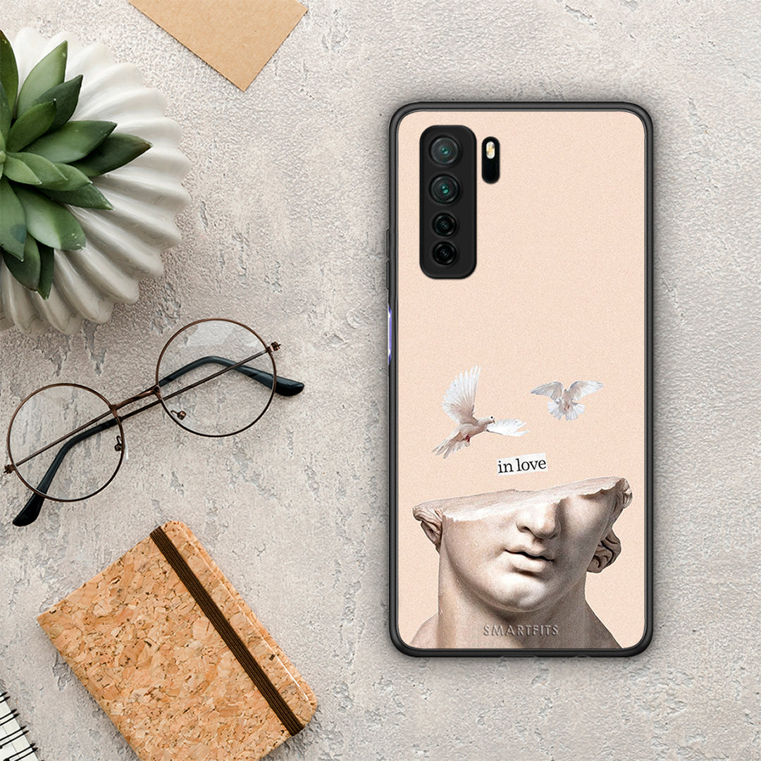 Θήκη Huawei P40 Lite 5G In Love από τη Smartfits με σχέδιο στο πίσω μέρος και μαύρο περίβλημα | Huawei P40 Lite 5G In Love Case with Colorful Back and Black Bezels