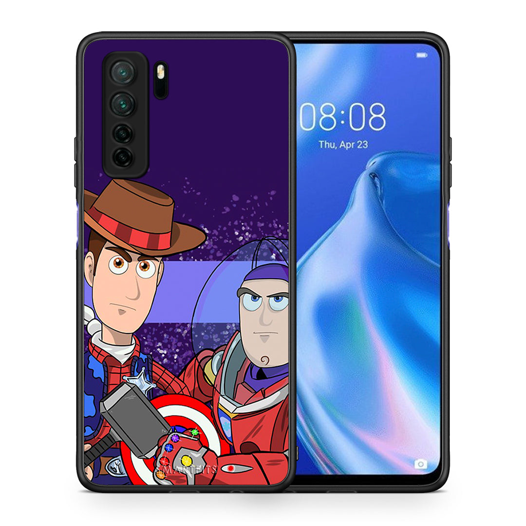 Θήκη Huawei P40 Lite 5G Infinity Story από τη Smartfits με σχέδιο στο πίσω μέρος και μαύρο περίβλημα | Huawei P40 Lite 5G Infinity Story Case with Colorful Back and Black Bezels