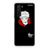 Thumbnail for Θήκη Huawei P40 Lite 5G Itadori Anime από τη Smartfits με σχέδιο στο πίσω μέρος και μαύρο περίβλημα | Huawei P40 Lite 5G Itadori Anime Case with Colorful Back and Black Bezels