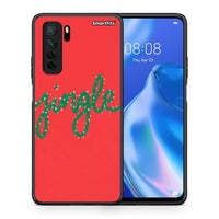 Thumbnail for Θήκη Huawei P40 Lite 5G Jingle Xmas από τη Smartfits με σχέδιο στο πίσω μέρος και μαύρο περίβλημα | Huawei P40 Lite 5G Jingle Xmas Case with Colorful Back and Black Bezels