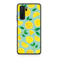 Thumbnail for Θήκη Huawei P40 Lite 5G Lemons από τη Smartfits με σχέδιο στο πίσω μέρος και μαύρο περίβλημα | Huawei P40 Lite 5G Lemons Case with Colorful Back and Black Bezels