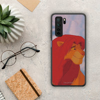 Thumbnail for Θήκη Huawei P40 Lite 5G Lion Love 1 από τη Smartfits με σχέδιο στο πίσω μέρος και μαύρο περίβλημα | Huawei P40 Lite 5G Lion Love 1 Case with Colorful Back and Black Bezels