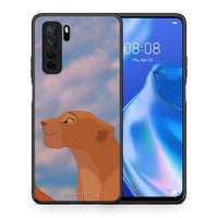 Thumbnail for Θήκη Huawei P40 Lite 5G Lion Love 2 από τη Smartfits με σχέδιο στο πίσω μέρος και μαύρο περίβλημα | Huawei P40 Lite 5G Lion Love 2 Case with Colorful Back and Black Bezels