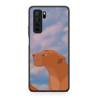 Thumbnail for Θήκη Huawei P40 Lite 5G Lion Love 2 από τη Smartfits με σχέδιο στο πίσω μέρος και μαύρο περίβλημα | Huawei P40 Lite 5G Lion Love 2 Case with Colorful Back and Black Bezels