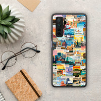Thumbnail for Θήκη Huawei P40 Lite 5G Live To Travel από τη Smartfits με σχέδιο στο πίσω μέρος και μαύρο περίβλημα | Huawei P40 Lite 5G Live To Travel Case with Colorful Back and Black Bezels