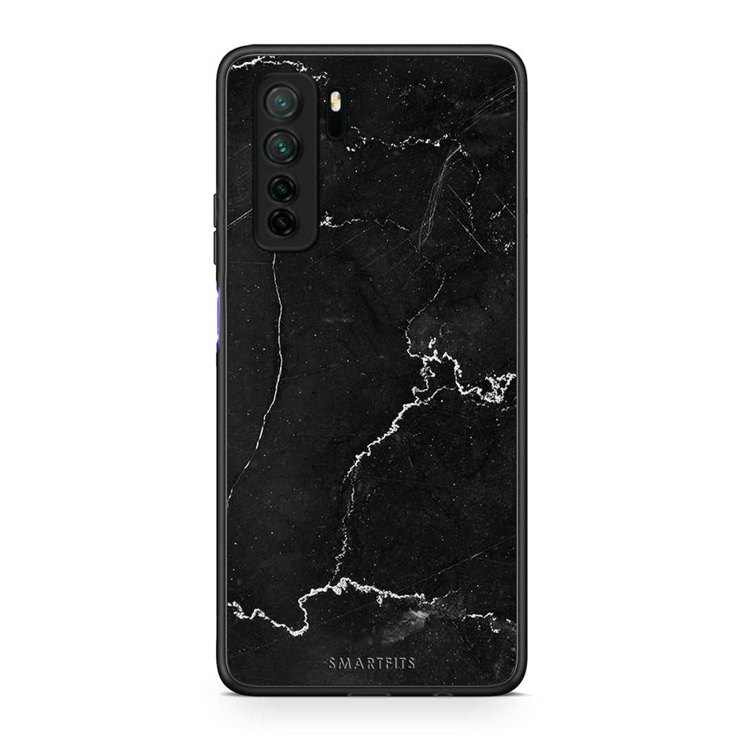 Θήκη Huawei P40 Lite 5G Marble Black από τη Smartfits με σχέδιο στο πίσω μέρος και μαύρο περίβλημα | Huawei P40 Lite 5G Marble Black Case with Colorful Back and Black Bezels