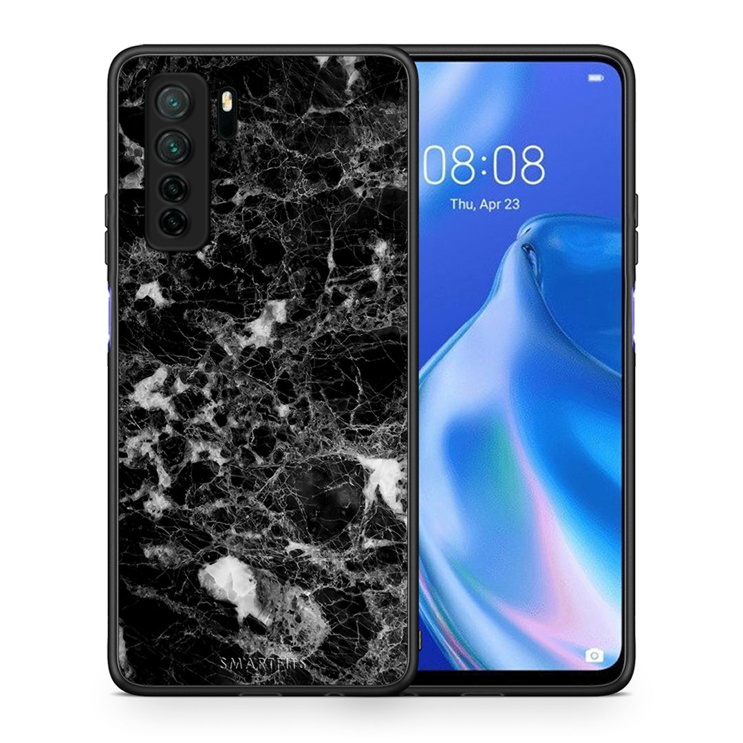 Θήκη Huawei P40 Lite 5G Marble Male από τη Smartfits με σχέδιο στο πίσω μέρος και μαύρο περίβλημα | Huawei P40 Lite 5G Marble Male Case with Colorful Back and Black Bezels