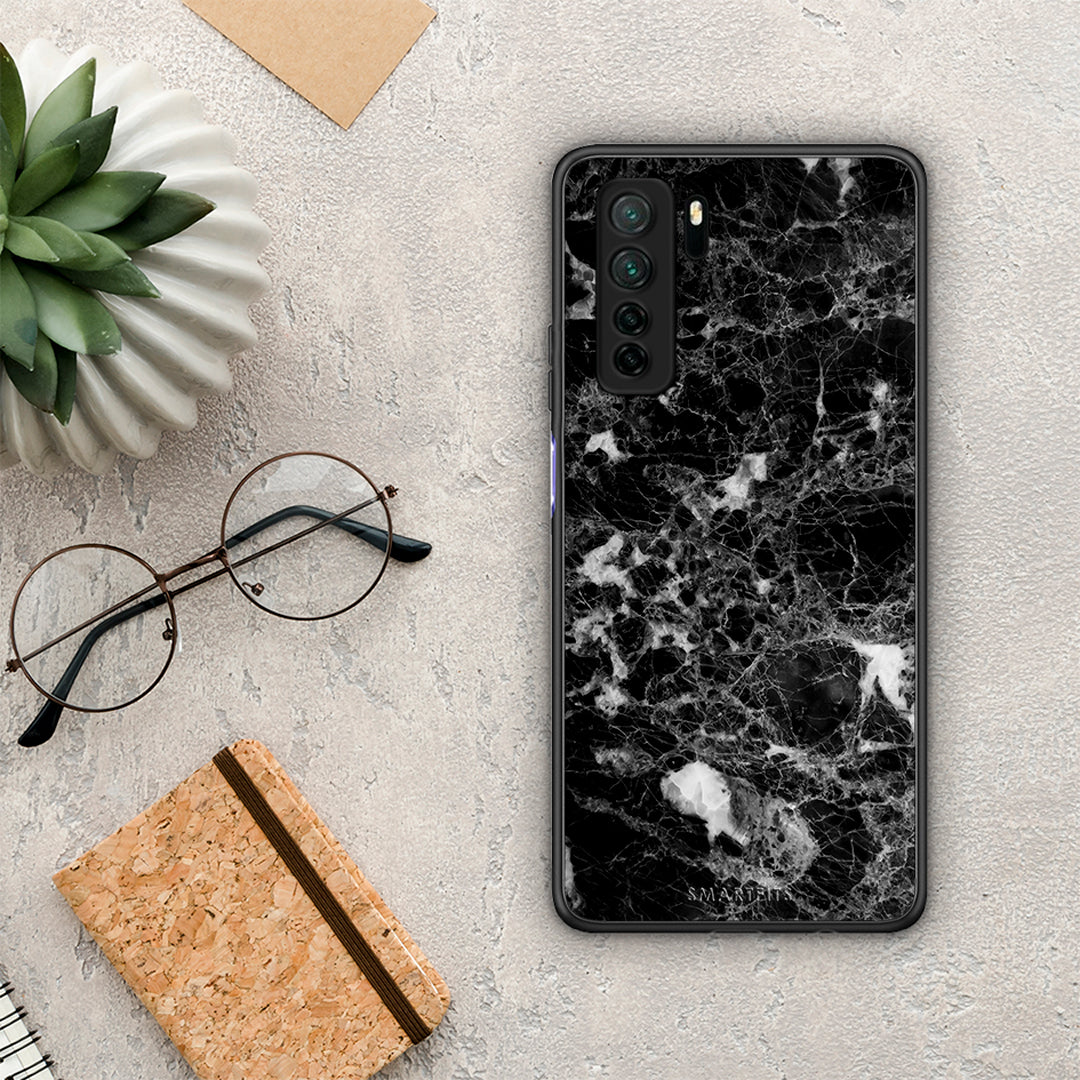 Θήκη Huawei P40 Lite 5G Marble Male από τη Smartfits με σχέδιο στο πίσω μέρος και μαύρο περίβλημα | Huawei P40 Lite 5G Marble Male Case with Colorful Back and Black Bezels