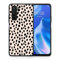 Thumbnail for Θήκη Huawei P40 Lite 5G New Polka Dots από τη Smartfits με σχέδιο στο πίσω μέρος και μαύρο περίβλημα | Huawei P40 Lite 5G New Polka Dots Case with Colorful Back and Black Bezels