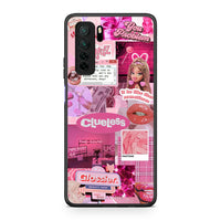 Thumbnail for Θήκη Huawei P40 Lite 5G Pink Love από τη Smartfits με σχέδιο στο πίσω μέρος και μαύρο περίβλημα | Huawei P40 Lite 5G Pink Love Case with Colorful Back and Black Bezels