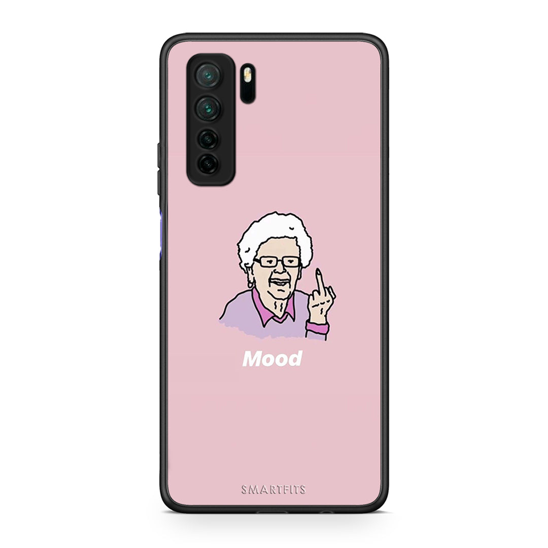 Θήκη Huawei P40 Lite 5G PopArt Mood από τη Smartfits με σχέδιο στο πίσω μέρος και μαύρο περίβλημα | Huawei P40 Lite 5G PopArt Mood Case with Colorful Back and Black Bezels