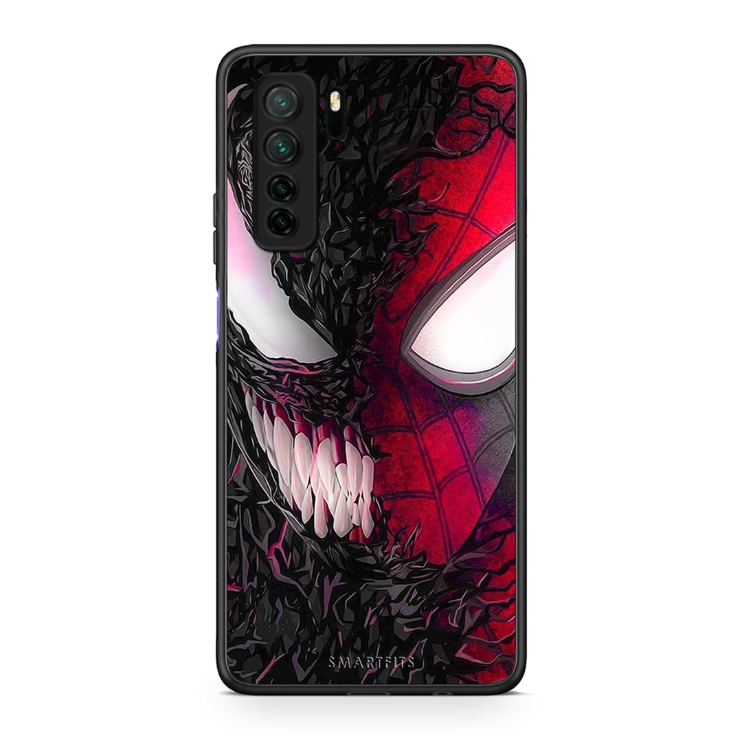 Θήκη Huawei P40 Lite 5G PopArt SpiderVenom από τη Smartfits με σχέδιο στο πίσω μέρος και μαύρο περίβλημα | Huawei P40 Lite 5G PopArt SpiderVenom Case with Colorful Back and Black Bezels