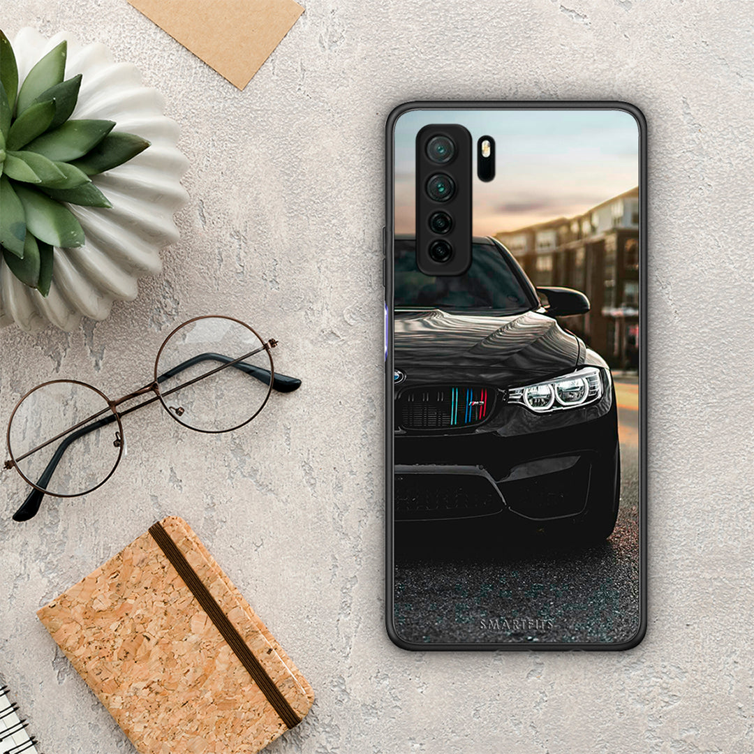 Θήκη Huawei P40 Lite 5G Racing M3 από τη Smartfits με σχέδιο στο πίσω μέρος και μαύρο περίβλημα | Huawei P40 Lite 5G Racing M3 Case with Colorful Back and Black Bezels