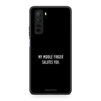 Thumbnail for Θήκη Huawei P40 Lite 5G Salute από τη Smartfits με σχέδιο στο πίσω μέρος και μαύρο περίβλημα | Huawei P40 Lite 5G Salute Case with Colorful Back and Black Bezels