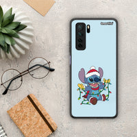 Thumbnail for Θήκη Huawei P40 Lite 5G Santa Stich από τη Smartfits με σχέδιο στο πίσω μέρος και μαύρο περίβλημα | Huawei P40 Lite 5G Santa Stich Case with Colorful Back and Black Bezels