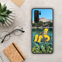 Thumbnail for Θήκη Huawei P40 Lite 5G Summer Happiness από τη Smartfits με σχέδιο στο πίσω μέρος και μαύρο περίβλημα | Huawei P40 Lite 5G Summer Happiness Case with Colorful Back and Black Bezels