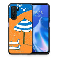 Thumbnail for Θήκη Huawei P40 Lite 5G Summering από τη Smartfits με σχέδιο στο πίσω μέρος και μαύρο περίβλημα | Huawei P40 Lite 5G Summering Case with Colorful Back and Black Bezels