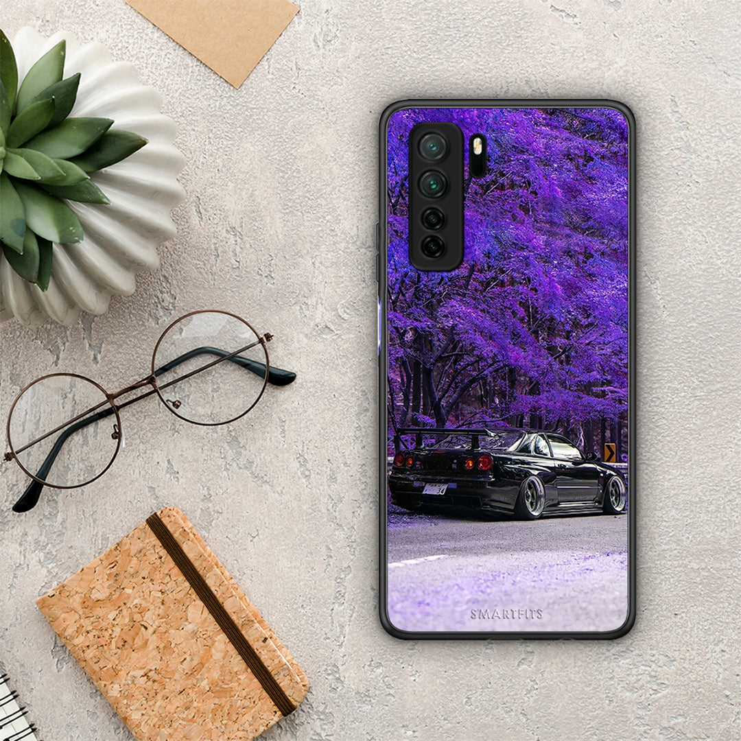 Θήκη Huawei P40 Lite 5G Super Car από τη Smartfits με σχέδιο στο πίσω μέρος και μαύρο περίβλημα | Huawei P40 Lite 5G Super Car Case with Colorful Back and Black Bezels