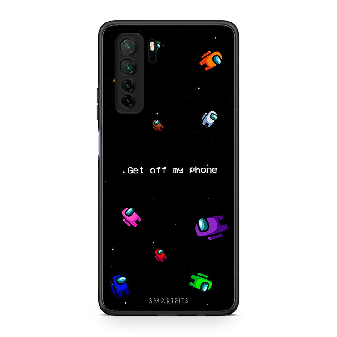 Θήκη Huawei P40 Lite 5G Text AFK από τη Smartfits με σχέδιο στο πίσω μέρος και μαύρο περίβλημα | Huawei P40 Lite 5G Text AFK Case with Colorful Back and Black Bezels