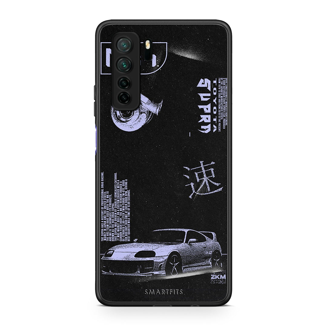 Θήκη Huawei P40 Lite 5G Tokyo Drift από τη Smartfits με σχέδιο στο πίσω μέρος και μαύρο περίβλημα | Huawei P40 Lite 5G Tokyo Drift Case with Colorful Back and Black Bezels