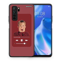 Thumbnail for Θήκη Huawei P40 Lite 5G Xmas Alone Music από τη Smartfits με σχέδιο στο πίσω μέρος και μαύρο περίβλημα | Huawei P40 Lite 5G Xmas Alone Music Case with Colorful Back and Black Bezels