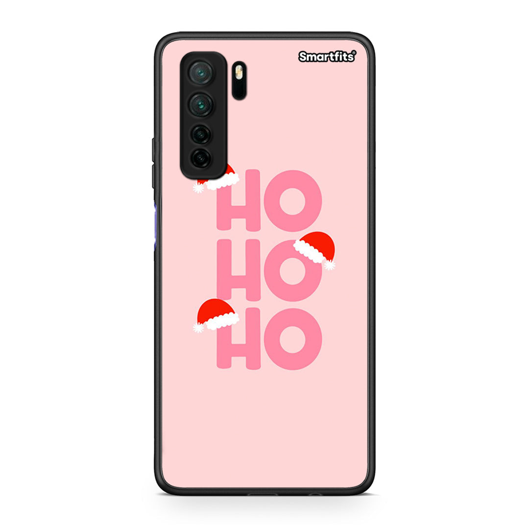 Θήκη Huawei P40 Lite 5G Xmas Ho Ho Ho από τη Smartfits με σχέδιο στο πίσω μέρος και μαύρο περίβλημα | Huawei P40 Lite 5G Xmas Ho Ho Ho Case with Colorful Back and Black Bezels