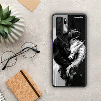 Thumbnail for Θήκη Huawei P40 Lite 5G Yin Yang από τη Smartfits με σχέδιο στο πίσω μέρος και μαύρο περίβλημα | Huawei P40 Lite 5G Yin Yang Case with Colorful Back and Black Bezels