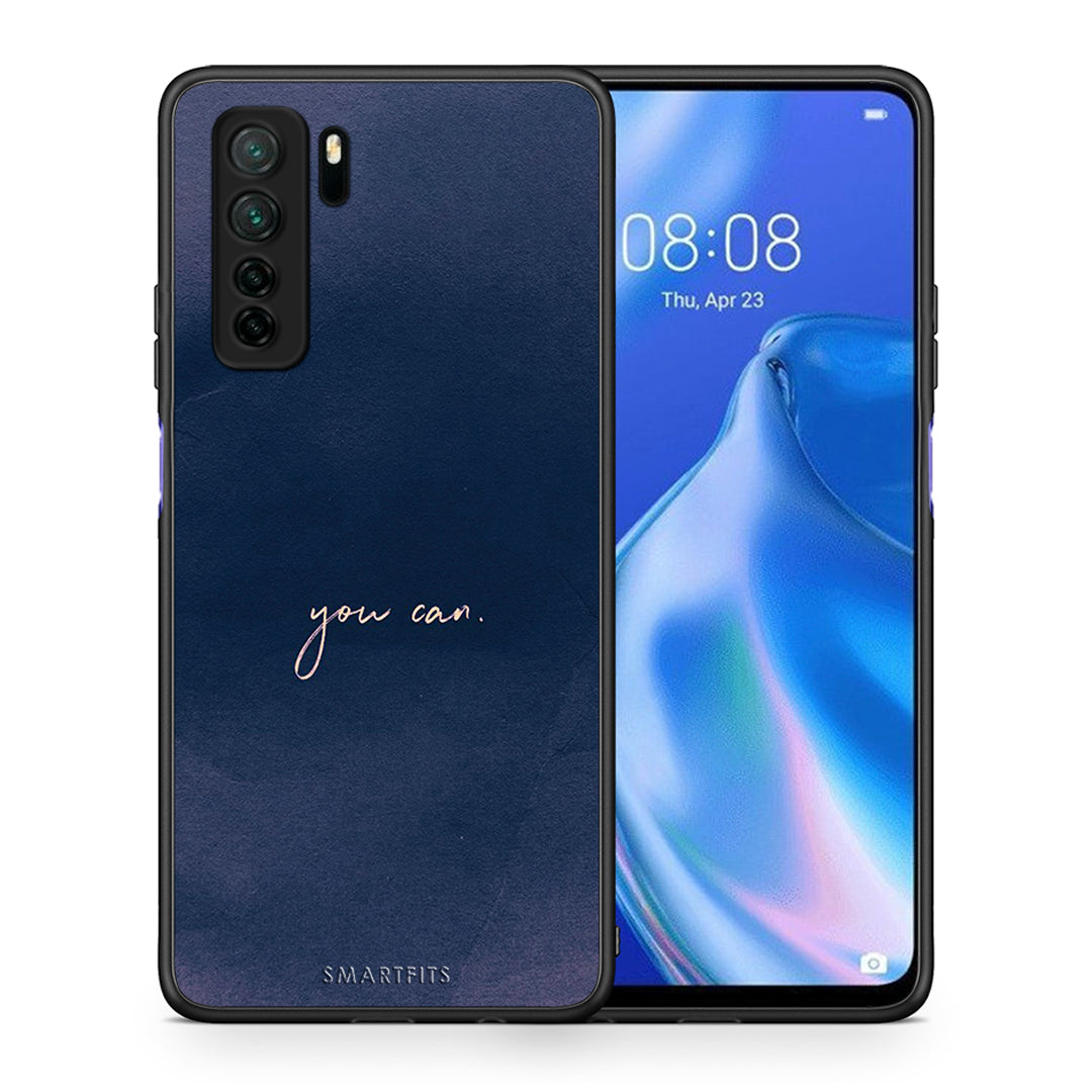 Θήκη Huawei P40 Lite 5G You Can από τη Smartfits με σχέδιο στο πίσω μέρος και μαύρο περίβλημα | Huawei P40 Lite 5G You Can Case with Colorful Back and Black Bezels